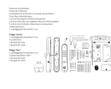 Illustrationer visar delar till Yale Doorman L3 manual, inklusive skruvar, beslag och en digital enhet.