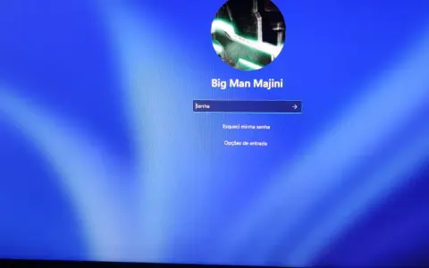 Windows 11 inloggningsskärm med användaren "Big Man Majini". Här kan du ange lösenord eller välja att ta bort inloggning Windows 11.