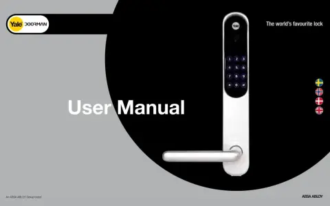Yale Doorman användarmanual. Om du får fel kod Yale Doorman, kolla denna manual.