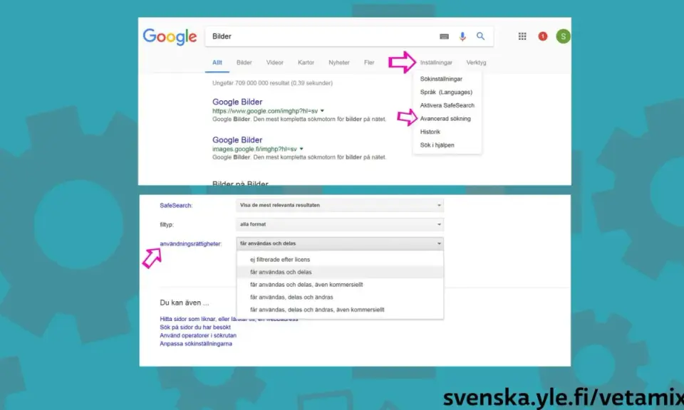Sök på fria bilder Google. Välj användningsrättigheter för att hitta bilder som får användas och delas.