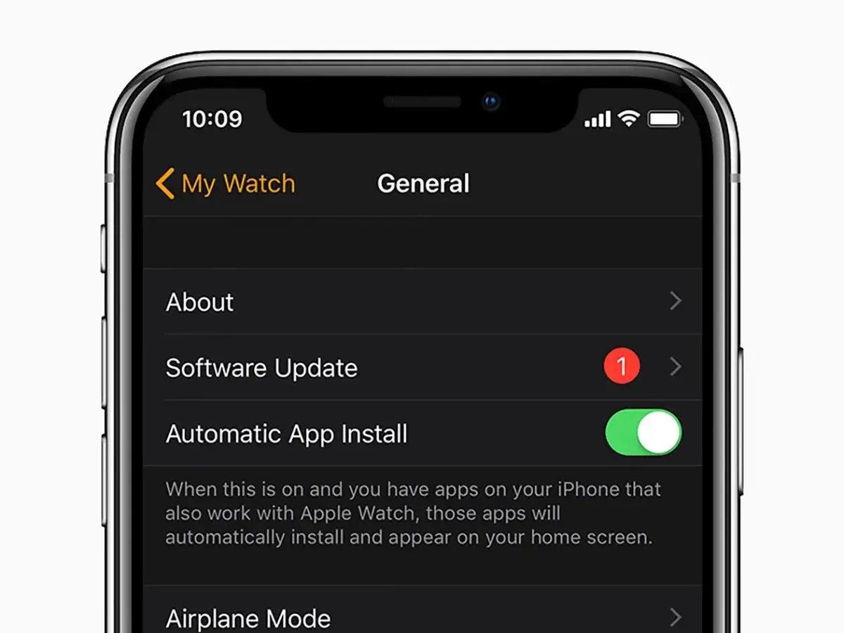 Inställningar för Apple Watch: