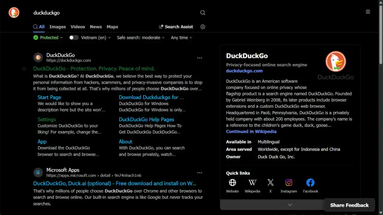 DuckDuckGo svenska: Sökresultat för DuckDuckGo, en integritetsfokuserad sökmotor. Skydda din data online.
